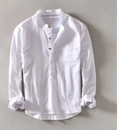 Felix Men's Linen Shirt - styled view