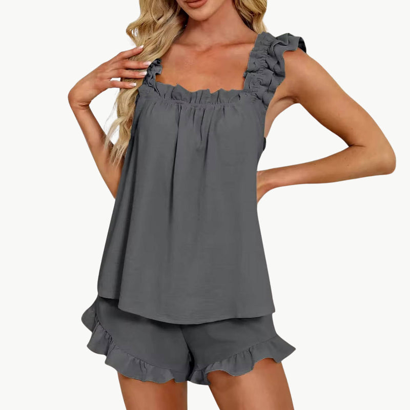 Quinn Women's Pyjama Set - flat lay