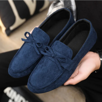 Faye Women's Suede Loafers - back view