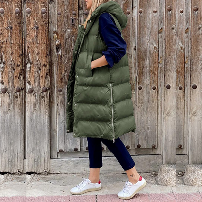 Noor Women's Puffer Jacket - front view