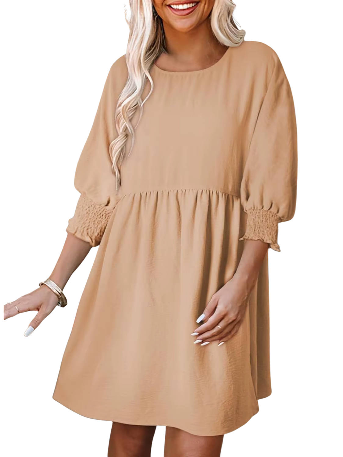 Vienna Women's Mini Dress - fabric and finish detail