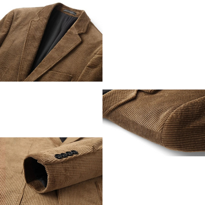 Wren Women's Blazer - fabric and finish detail