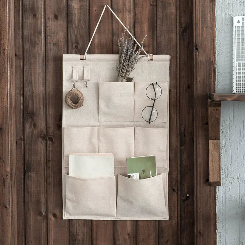 Birch Storage Organizer - fabric and finish detail