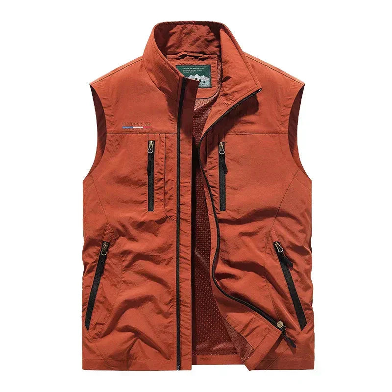 Silas Men's Vest - back view