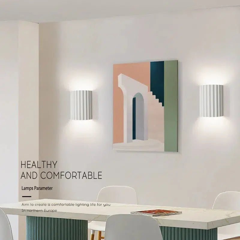 VaultGlow | Vibrant Contemporary LED Wall Sconces for Stylish Interiors 4