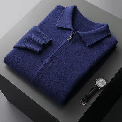 Gray Men's Sweater - styled view
