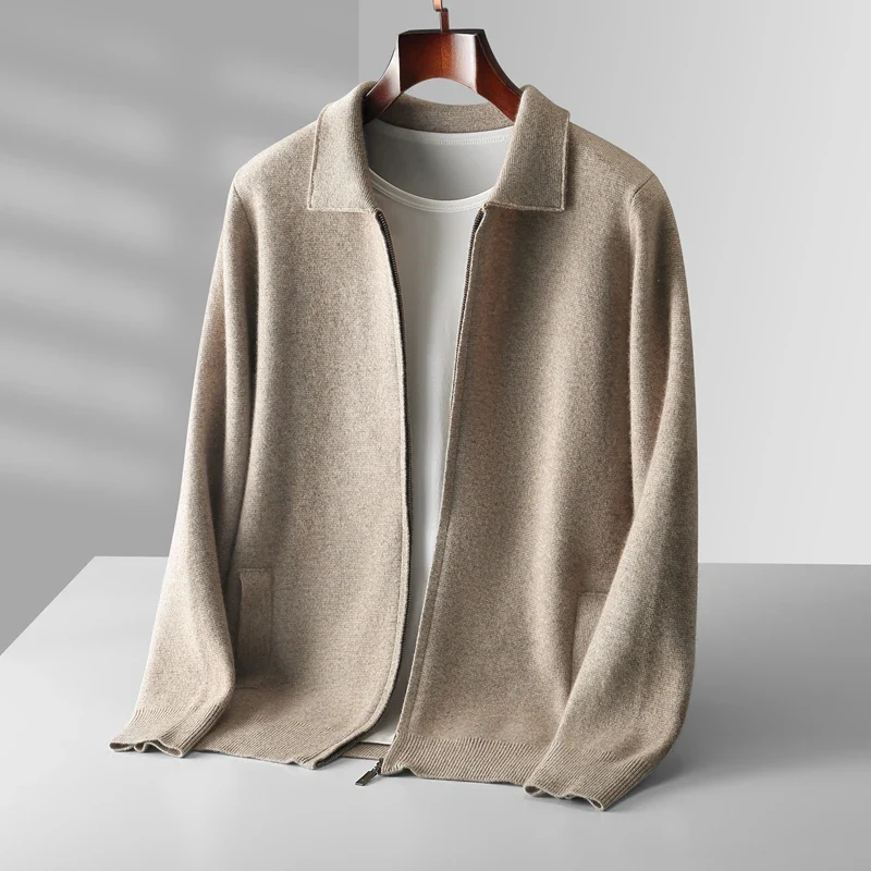 Gray Men's Sweater - full-length view