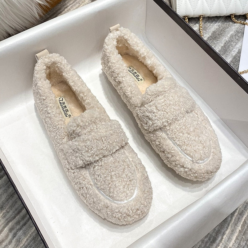 Perla Women's Platform Loafers - styled view