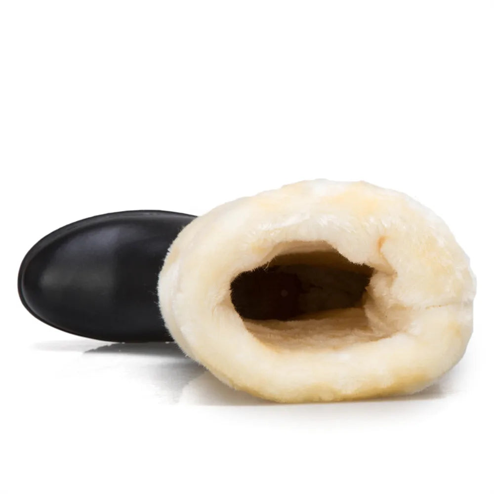 Wendy Women's Knee High Snow Boots | Plush Comfort, Low Heels 5