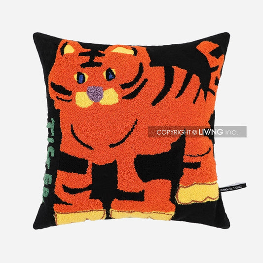 Whimsical Elephant Art | Throw Pillow with Plush Fabric Cover | Decorative Cushion for Cozy Home Decor 0