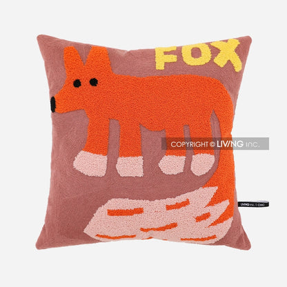Whimsical Elephant Art | Throw Pillow with Plush Fabric Cover | Decorative Cushion for Cozy Home Decor 3