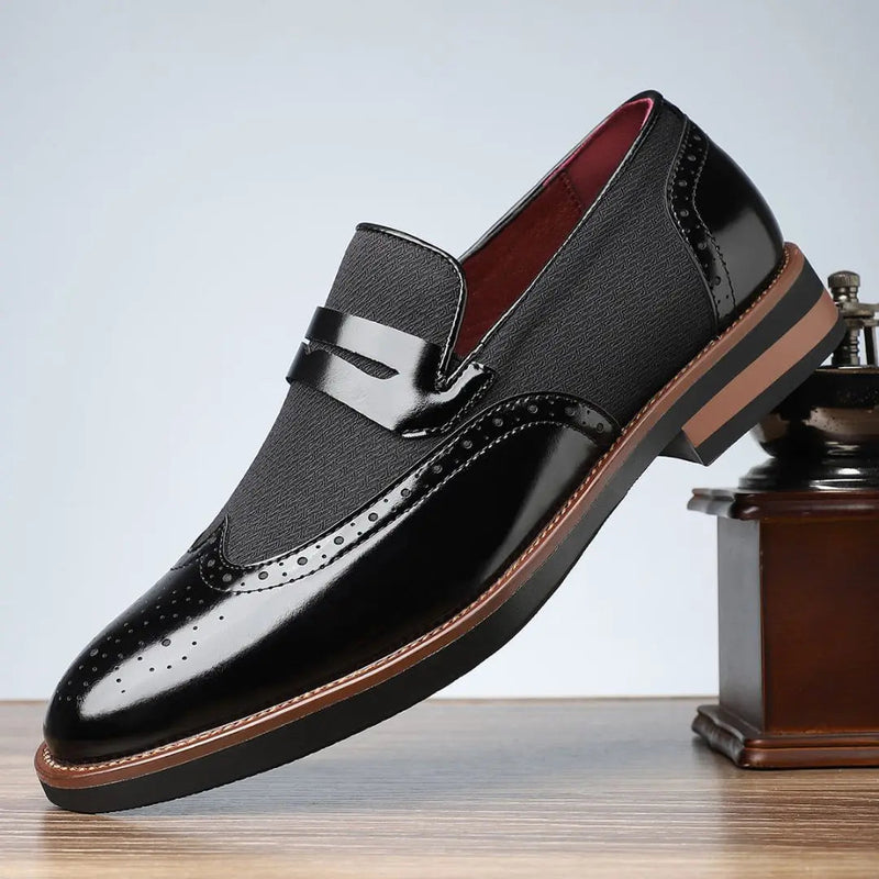 Nico Men's Loafers | Slip, Stacked Heel, Slip-on