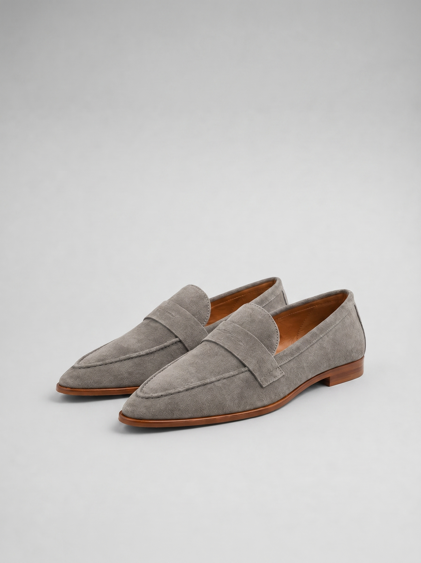 Jolie Women's Suede Loafers - back view