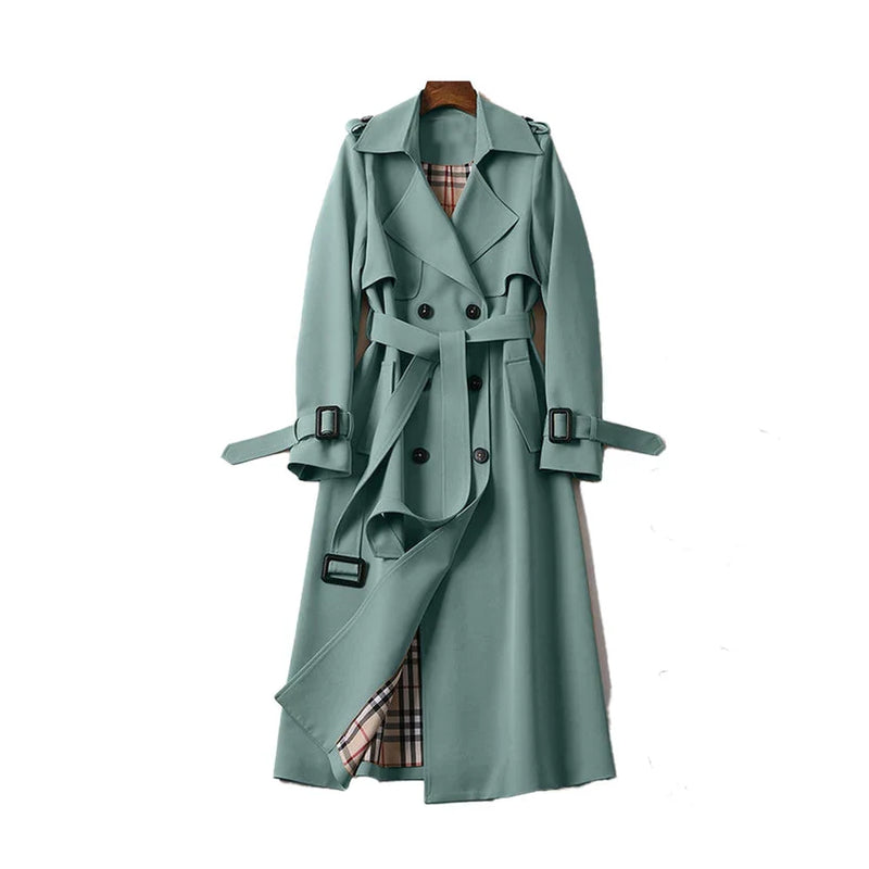 Vienna Women's Trench Coat - full-length view