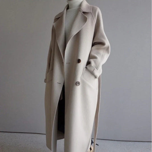 Kaia Women's Trench Coat - styled view