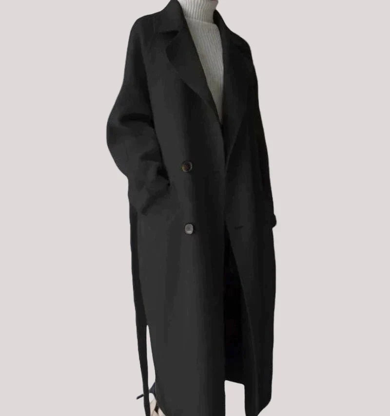 Kaia Women's Trench Coat | Belted, Long Sleeve