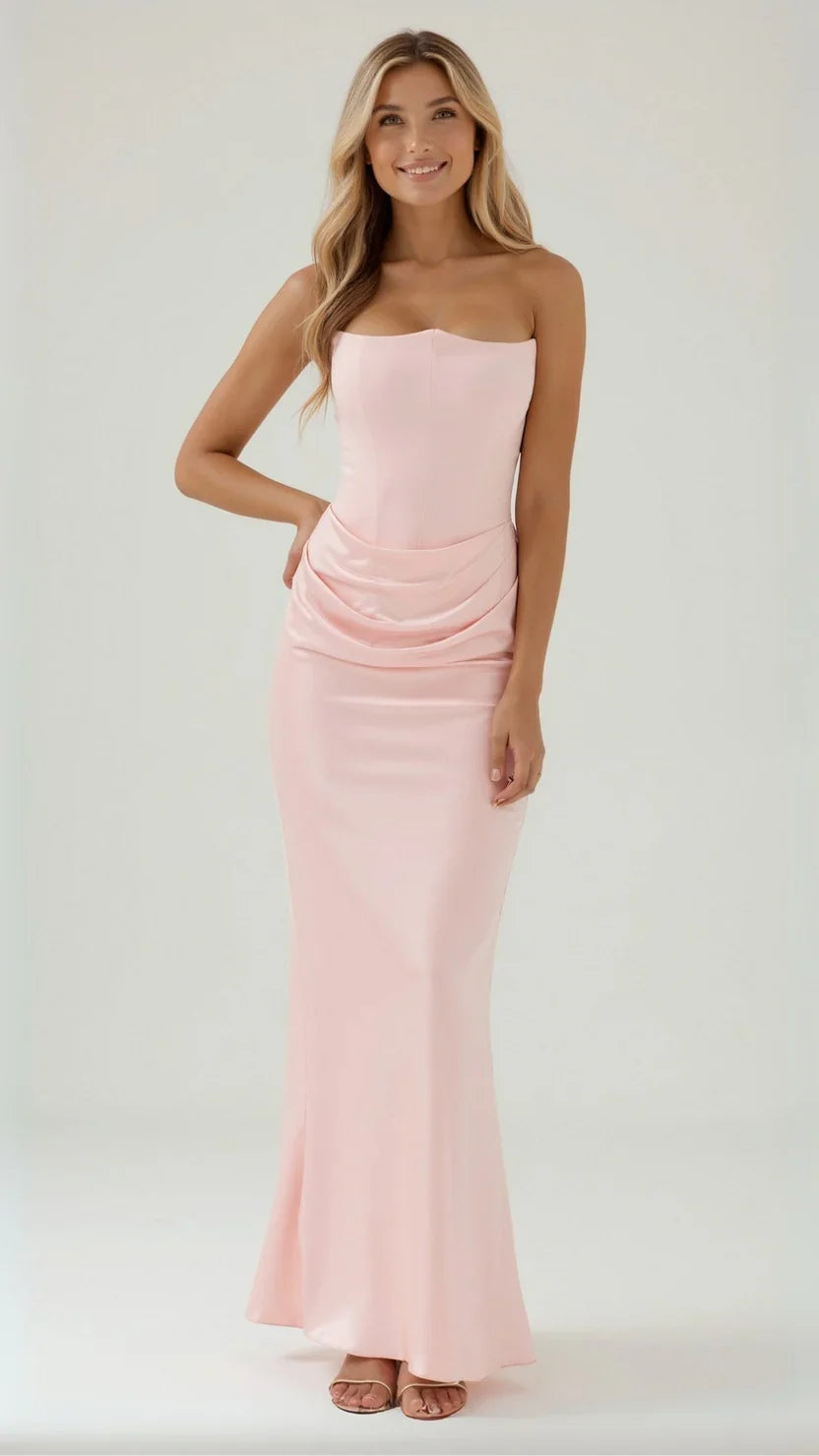 Sable Women's Maxi Dress - fabric and finish detail