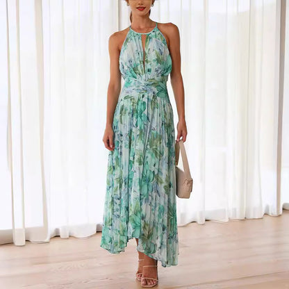 Giselle Women's Pleated Midi Dress - front view