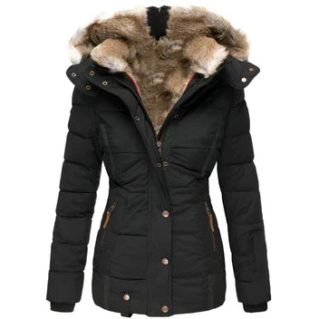 Noor Women's Puffer Jacket | Classic, Hooded