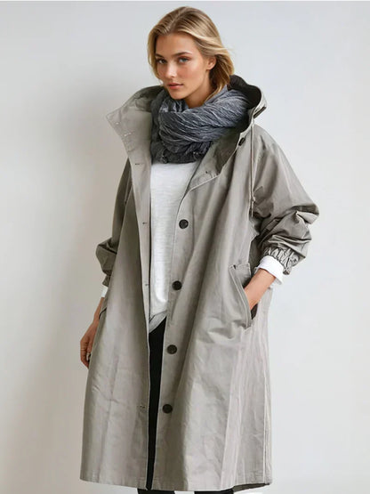 Ivy Women's Trench Coat - front view