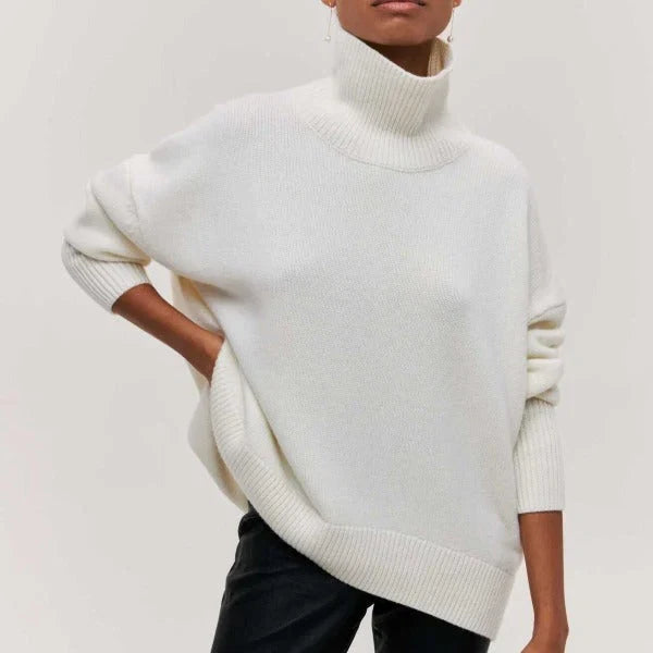 Vienna Women's Oversized Sweater - shown in use