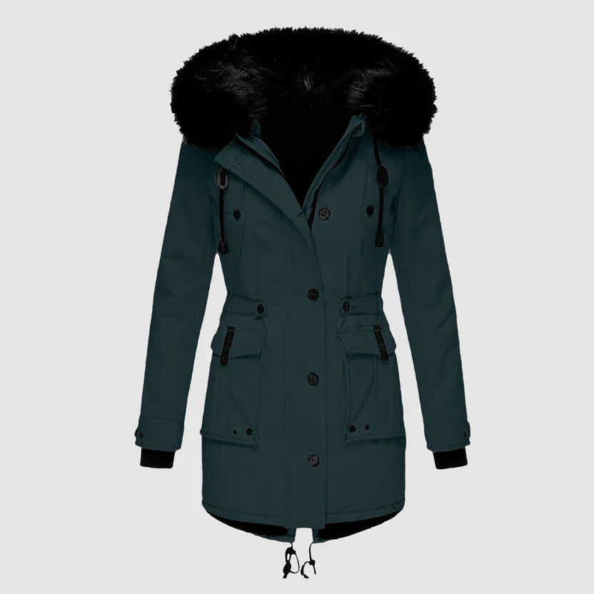 Harlow Women's Puffer Jacket - flat lay