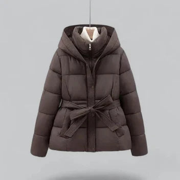 Cleo Women's Puffer Jacket - styled view