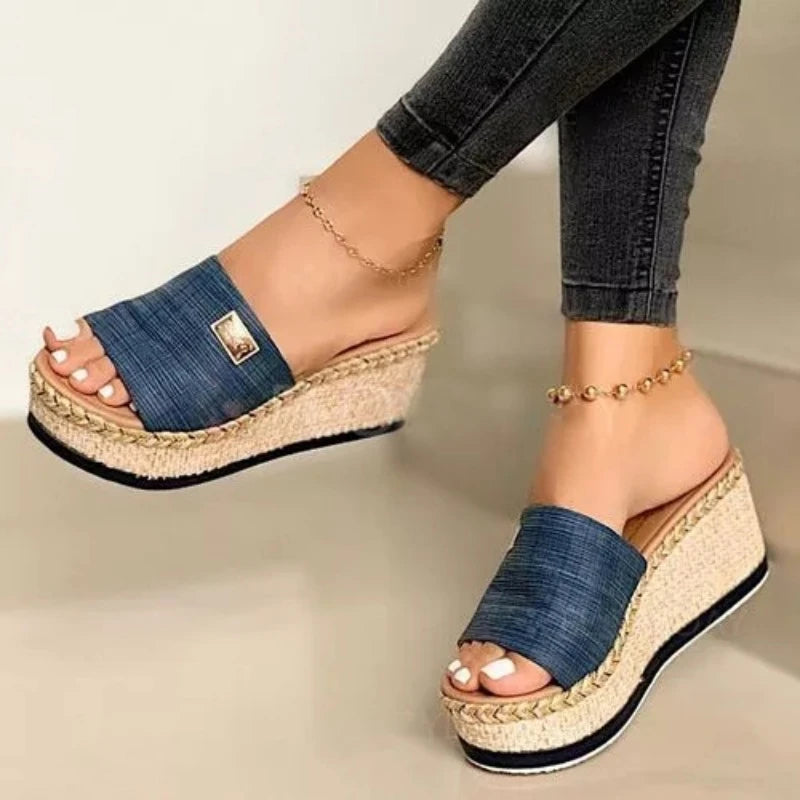 Romy Women's Platform Sandals - full-length view