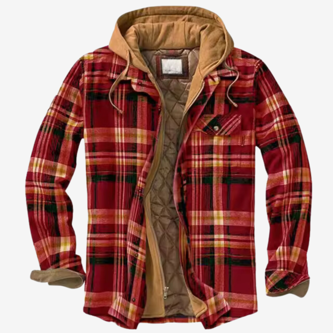Milo Men's Quilted Jacket - flat lay