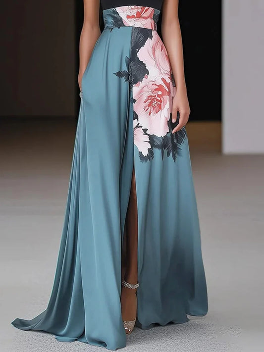 Rowan Women's Floral Maxi Dress - styled view