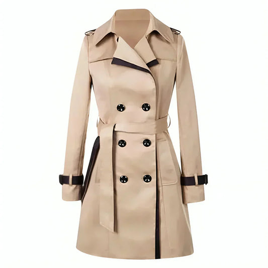 Vienna Women's Trench Coat - front view