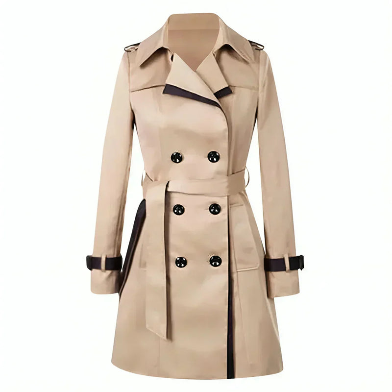 Vienna Women's Trench Coat - front view