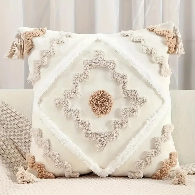 River Bohemian Bliss Tufted Pillow Cover | Tufted, Boho Style