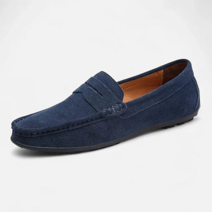 Griffin Men's Suede Loafers - shown in use