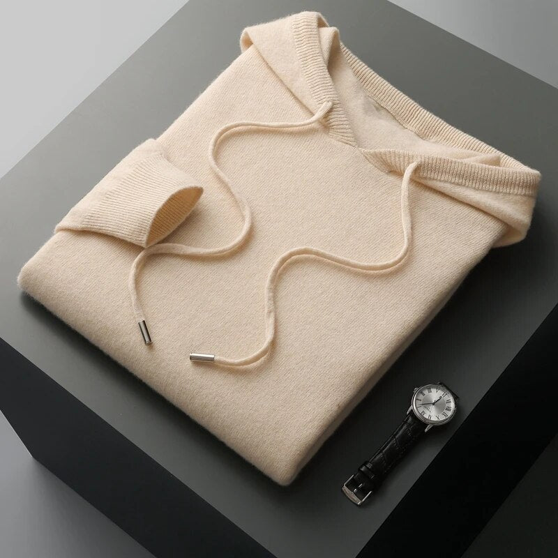 Silas Men's Sweater - fabric and finish detail