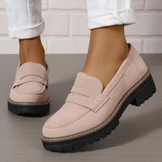 Hattie Women's Platform Loafers - full-length view