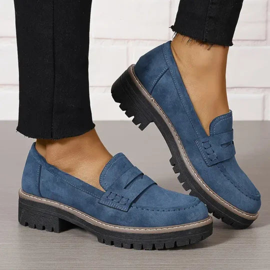 Hattie Women's Platform Loafers - flat lay
