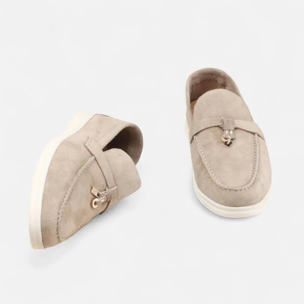 Gideon Men's Suede Loafers - full-length view