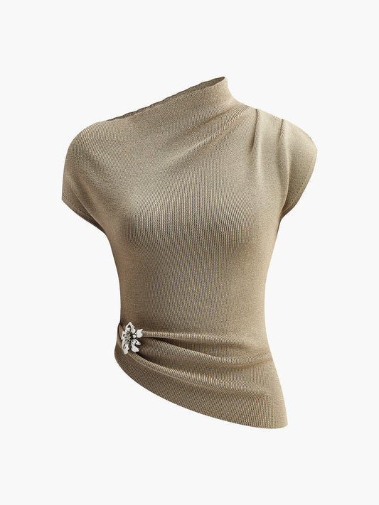 Paloma Women's Asymmetric Top - front view