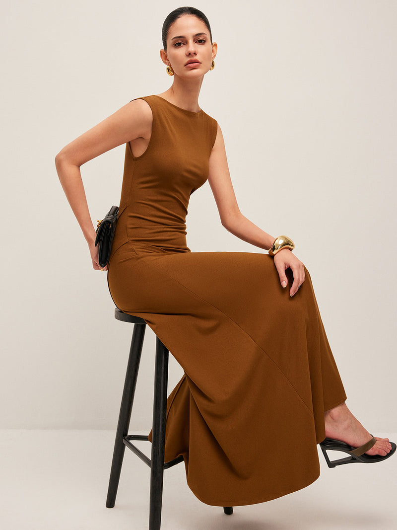 Sienna Women's Asymmetric Dress - styled view