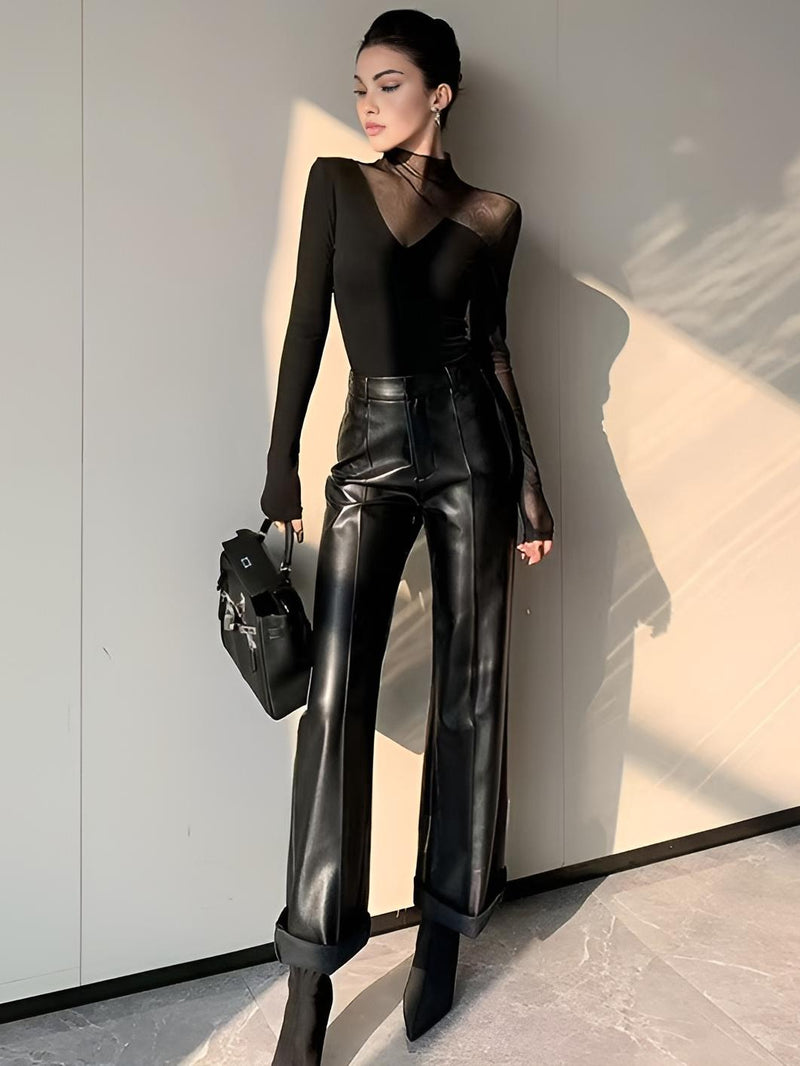 Genevieve Women's Asymmetric T-shirt - back view