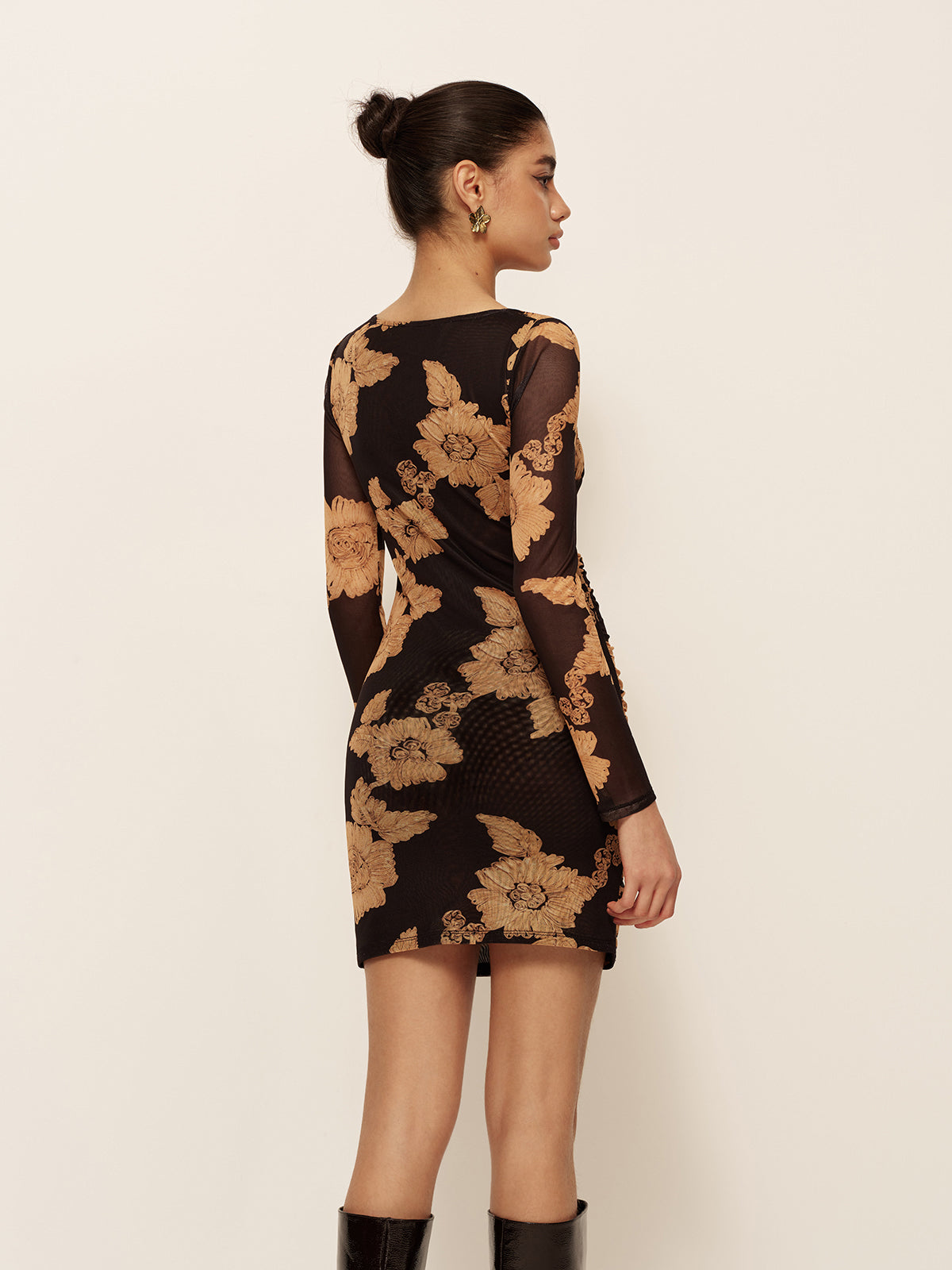 Violette Women's Asymmetric Dress - back view