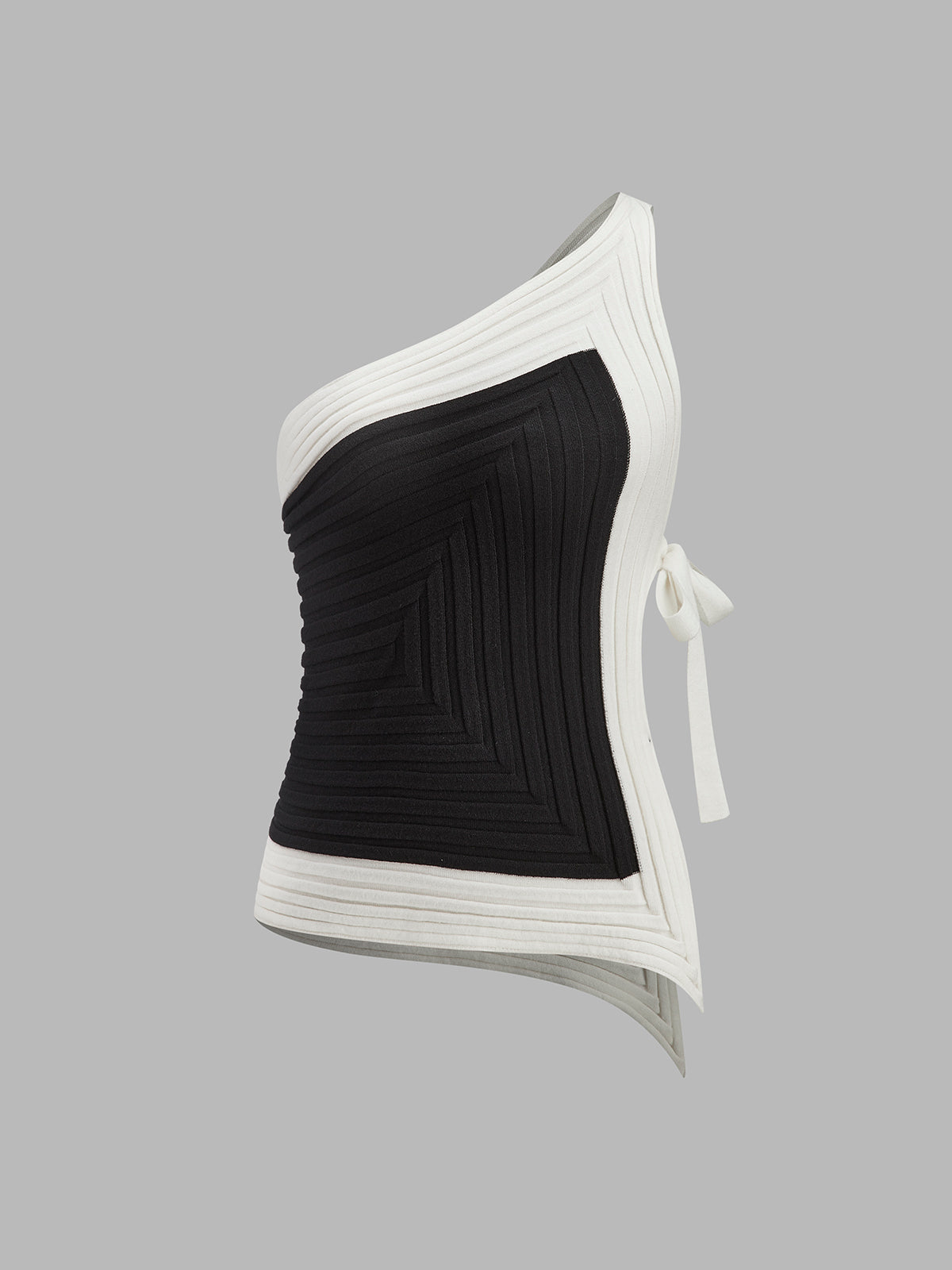 Genevieve Women's Asymmetric Top - close-up detail