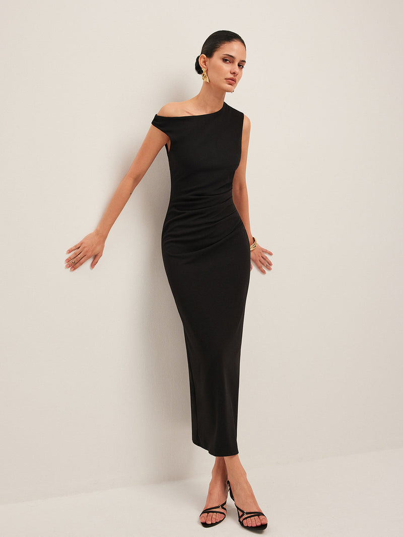 Zadie Women's Asymmetric Dress - full-length view