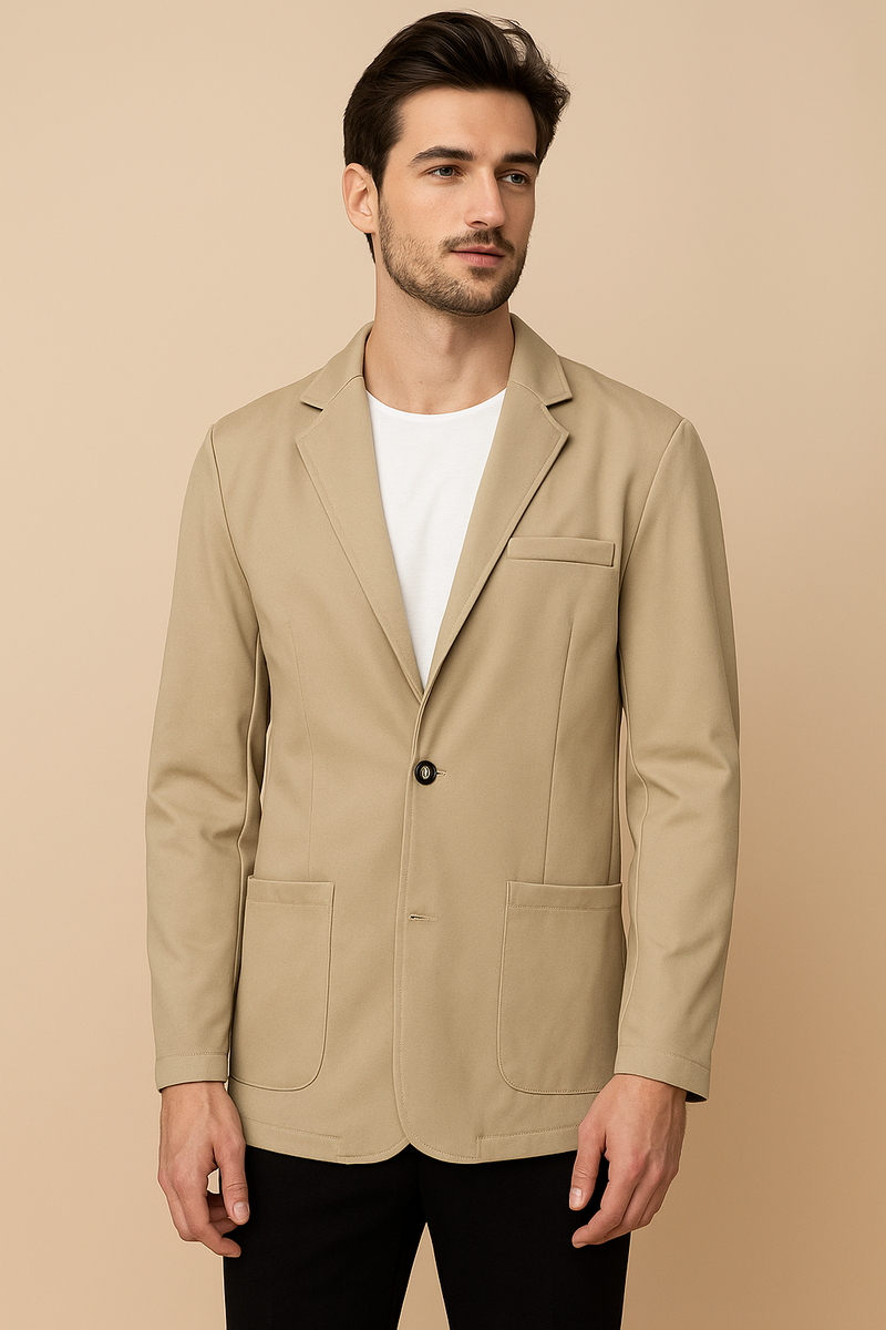 Gray Men's Blazer | Corduroy, Notch Lapel