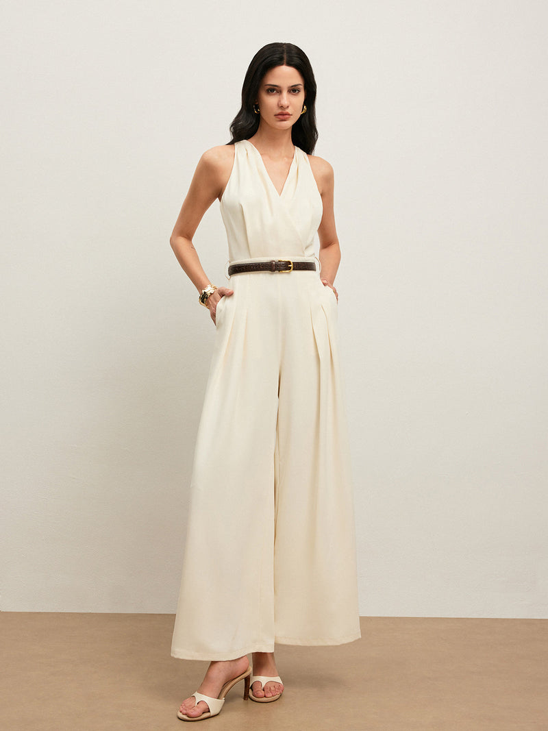 Darcy Women's Jumpsuit - fabric and finish detail