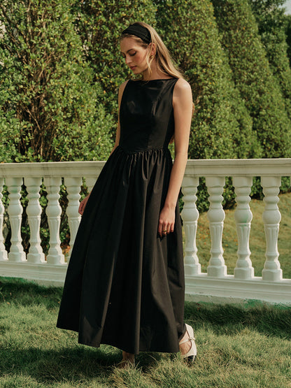Rosa Women's Pleated Dress - close-up detail