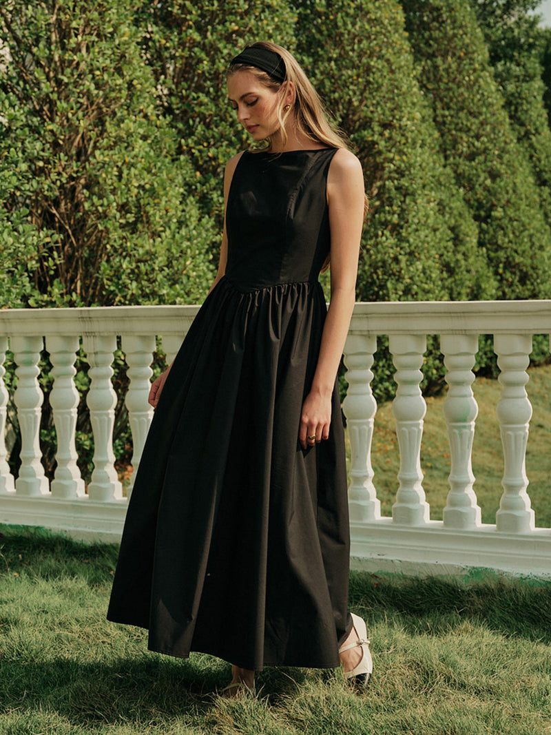Rosa Women's Pleated Dress - close-up detail