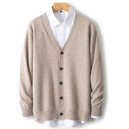 Jasper Men's Cardigan - styled view