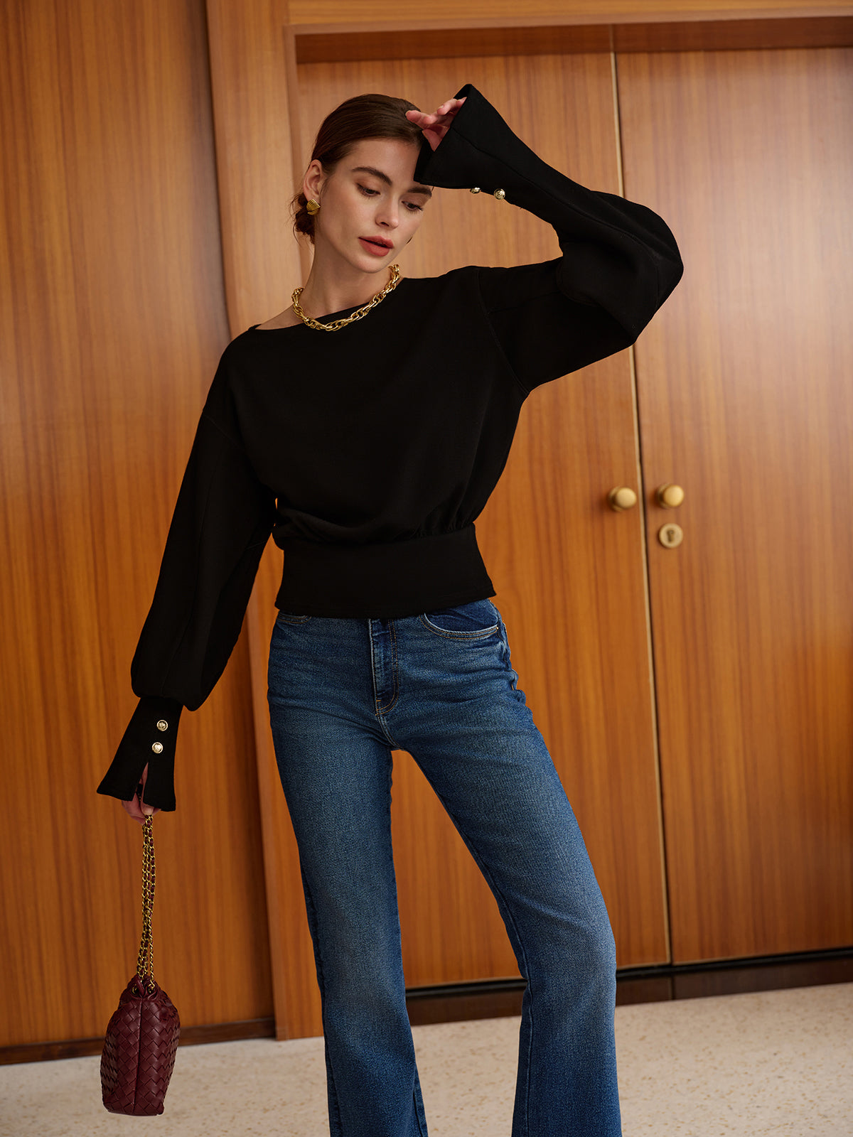 Yvette Women's Sweatshirt - styled view